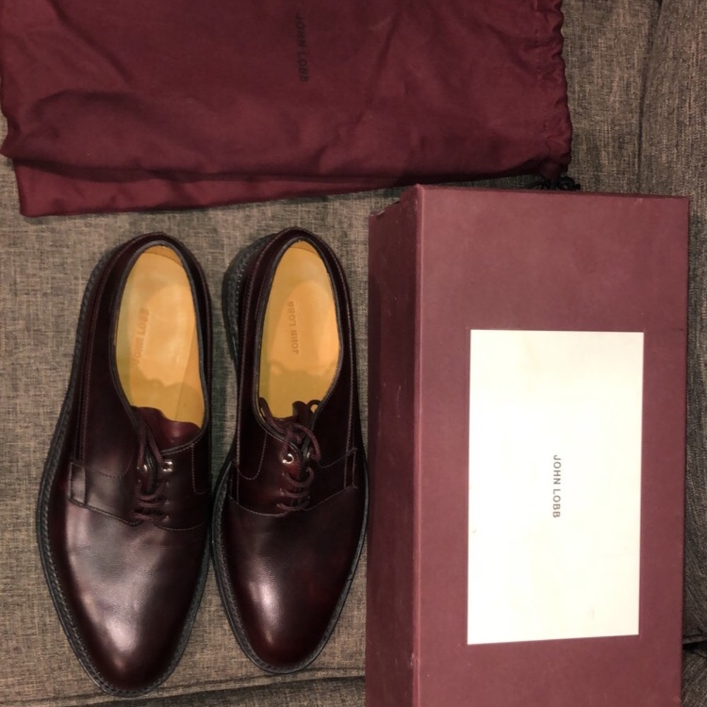 John lobb shoes never worn with dust bags and box